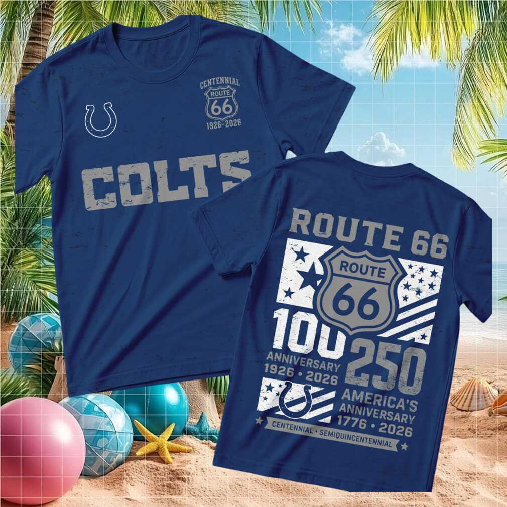Indianapolis Football Route 66 Anniversary Shirt