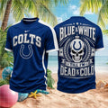 Indianapolis Football Skull Dead And Cold Fan Jersey Shirt