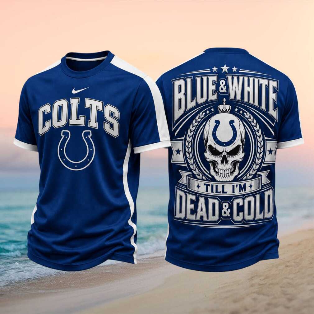 Indianapolis Football Skull Dead And Cold Fan Jersey Shirt
