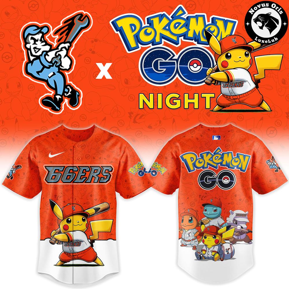 Inland Empire 66ers x Pokemon GO Night Custom Limited Baseball Jersey