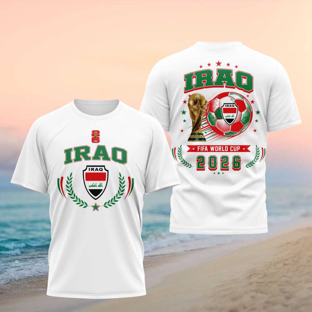Iraq FIFA World Cup 2026 Football Tournament National Team Fans Shirt - Limotees LLC