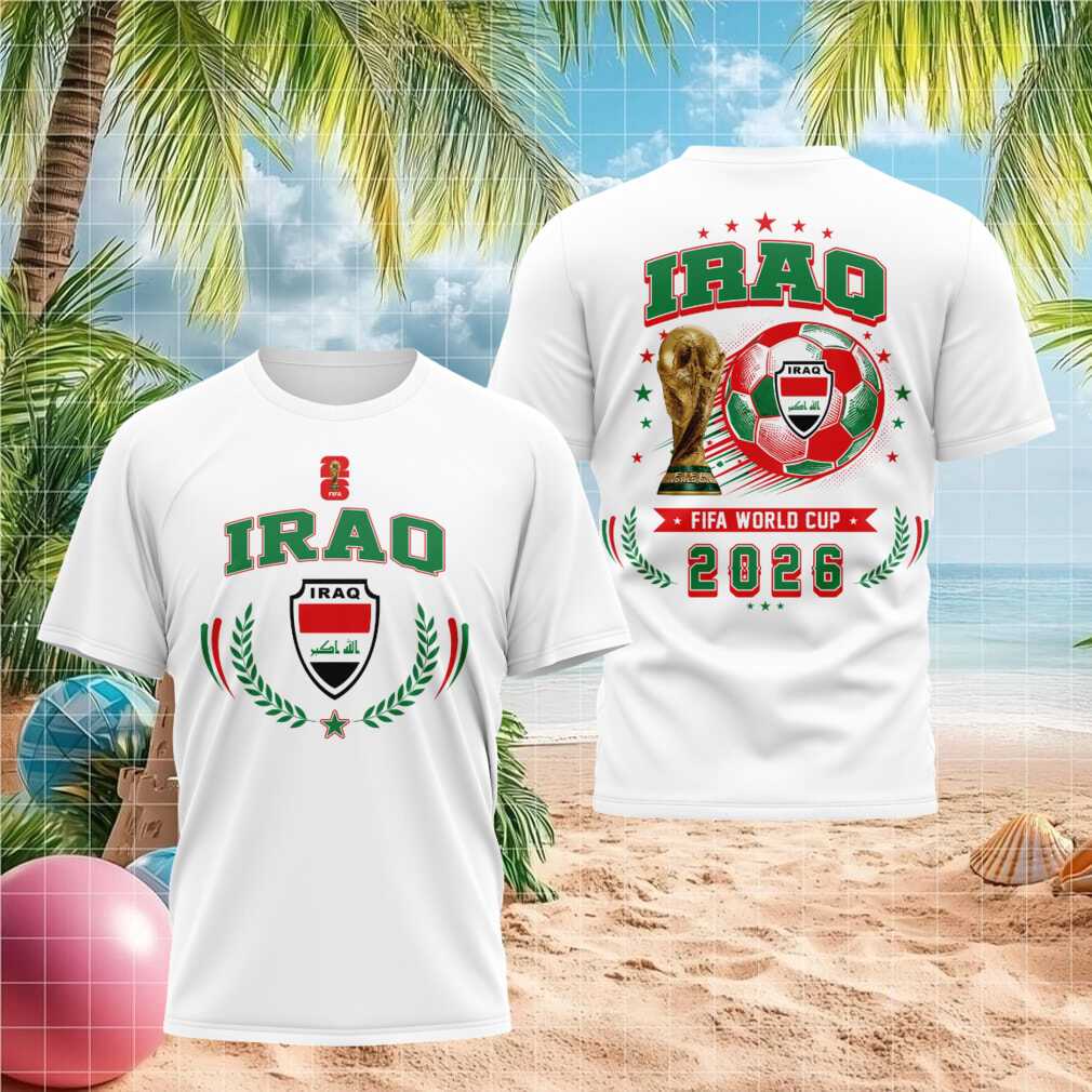 Iraq FIFA World Cup 2026 Football Tournament National Team Fans Shirt - Limotees LLC