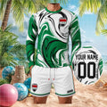 Iraq Football National Team Fan Gear Green Shirt