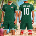 Iraq National Football Team Customized Name and Number Match Day Supporter Shirt Shirt