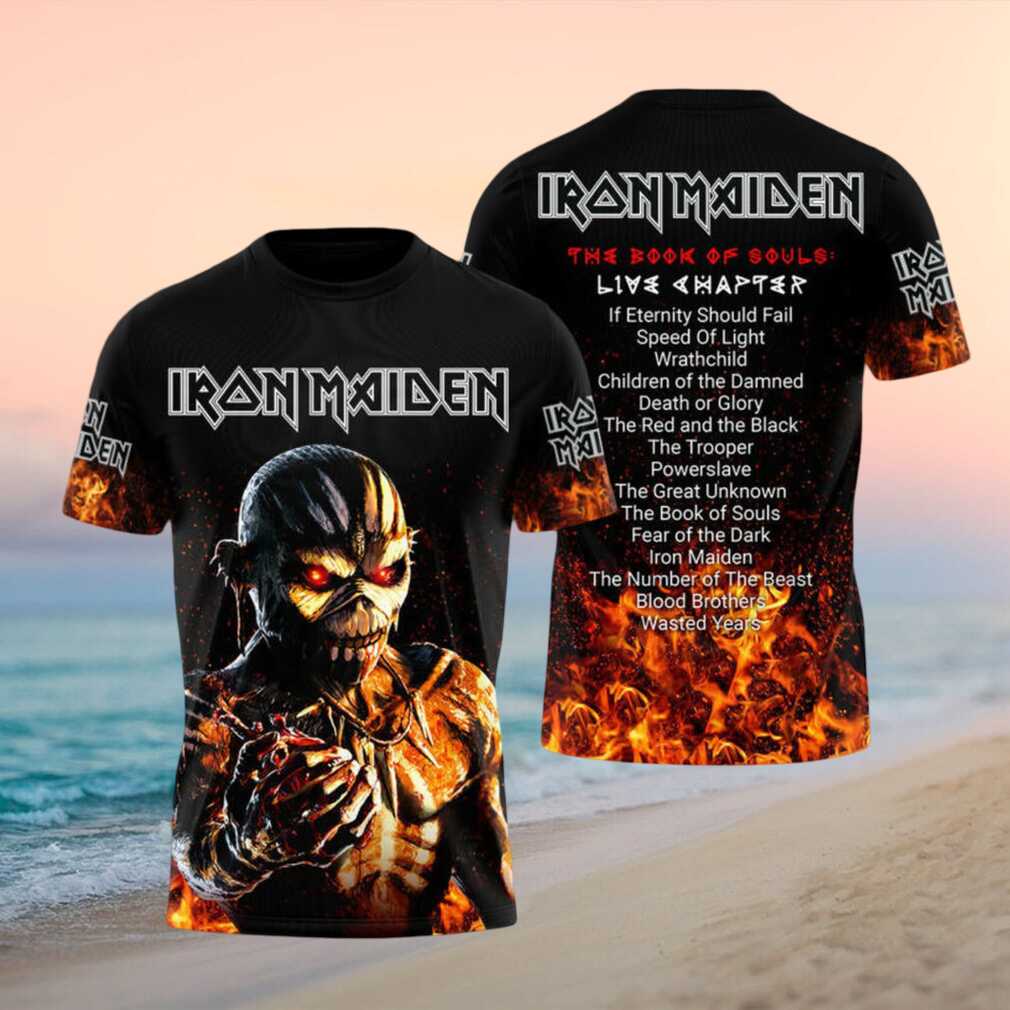 Iron Maiden Eddie Mascot Book Of Souls Live Chapter Shirt