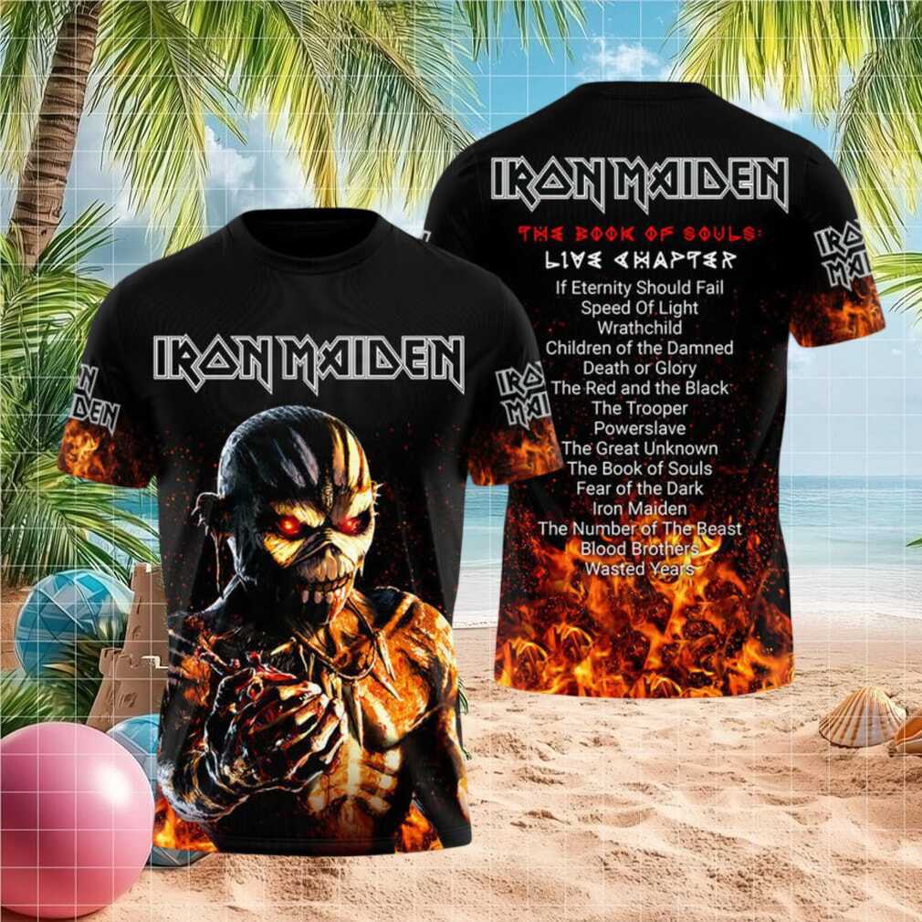 Iron Maiden Eddie Mascot Book Of Souls Live Chapter Shirt