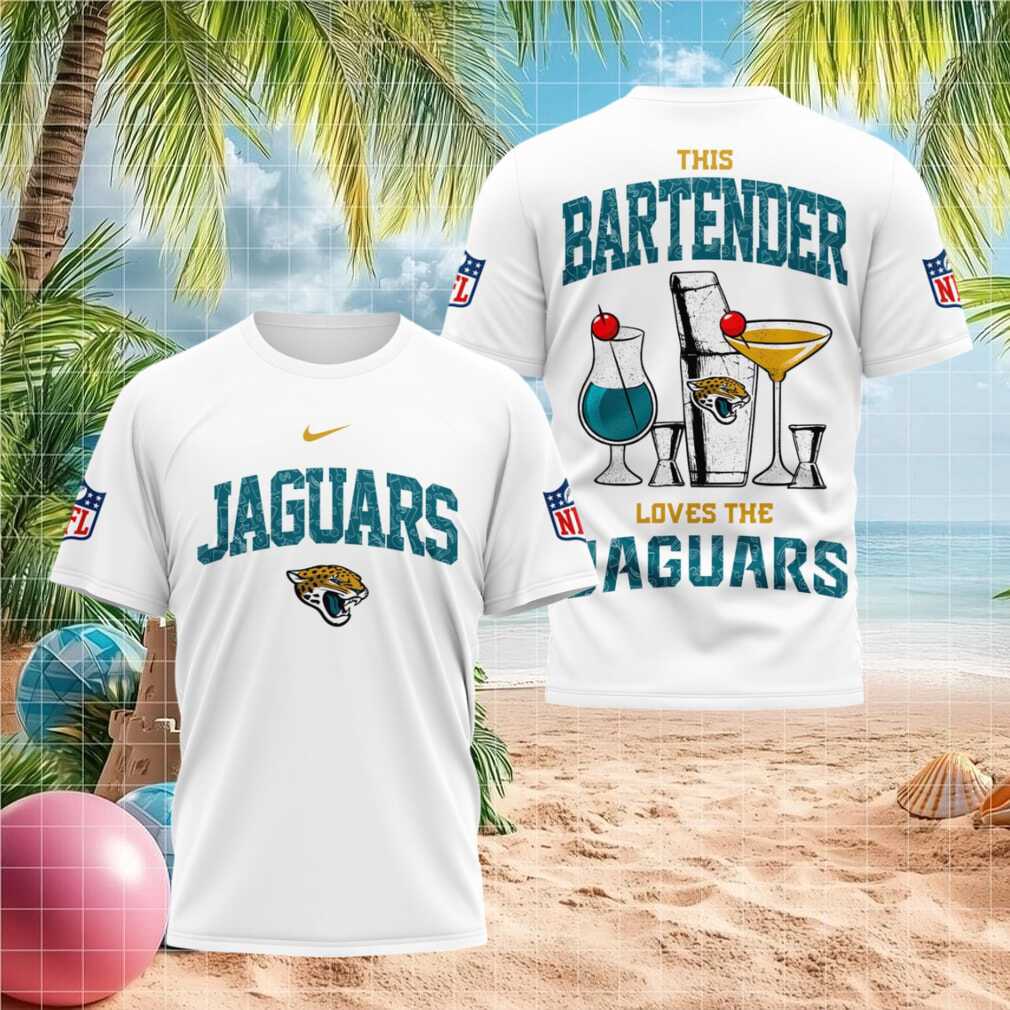 Jacksonville Jaguars Bartender Cocktail Graphic Shirt - Limotees LLC