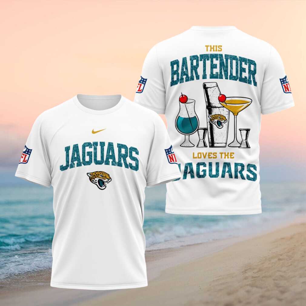 Jacksonville Jaguars Bartender Cocktail Graphic Shirt - Limotees LLC