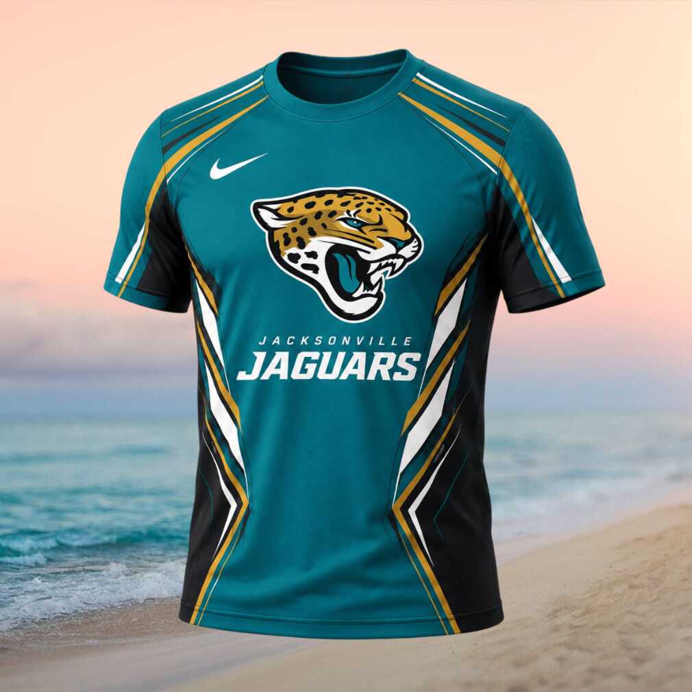 Jacksonville Jaguars Football Team Logo Athletic Shirt