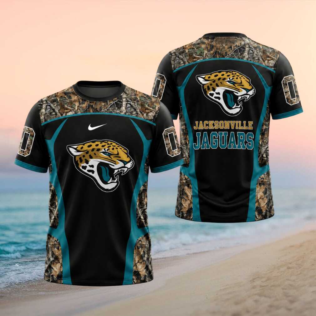 Jacksonville Jaguars Football Team Logo Camouflage Shirt - Limotees LLC