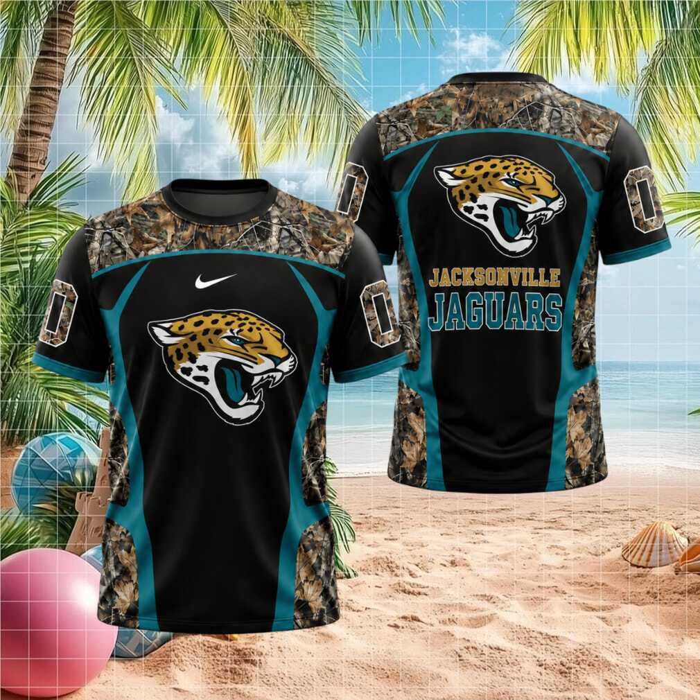 Jacksonville Jaguars Football Team Logo Camouflage Shirt - Limotees LLC
