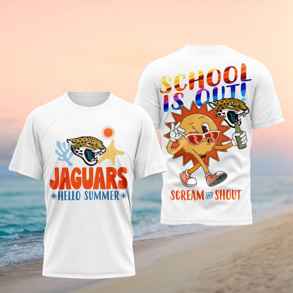 Jacksonville Jaguars Hello Summer School Is Out 2026 Shirt