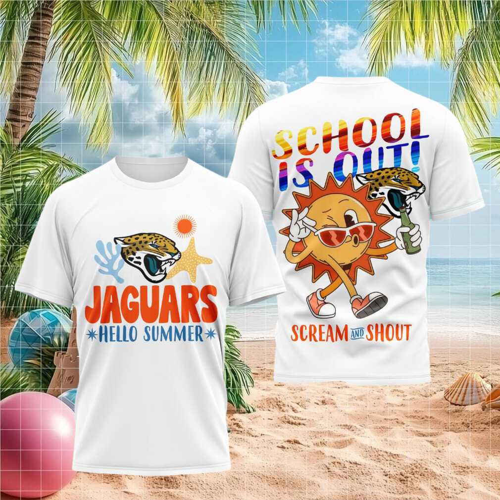 Jacksonville Jaguars Hello Summer School Is Out 2026 Shirt