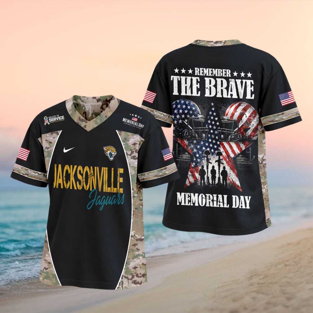 Jacksonville Jaguars Memorial Day Salute To Service Camo Shirt