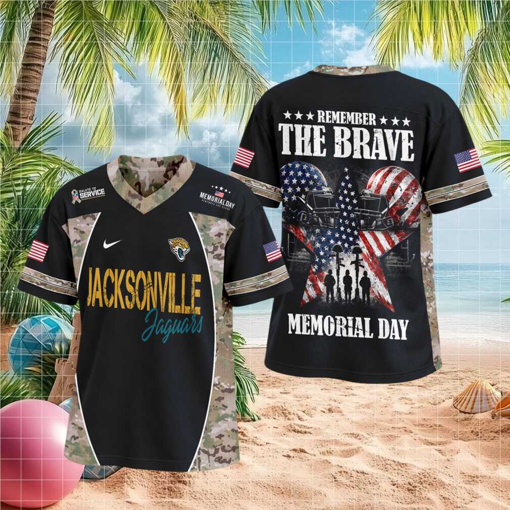 Jacksonville Jaguars Memorial Day Salute To Service Camo Shirt