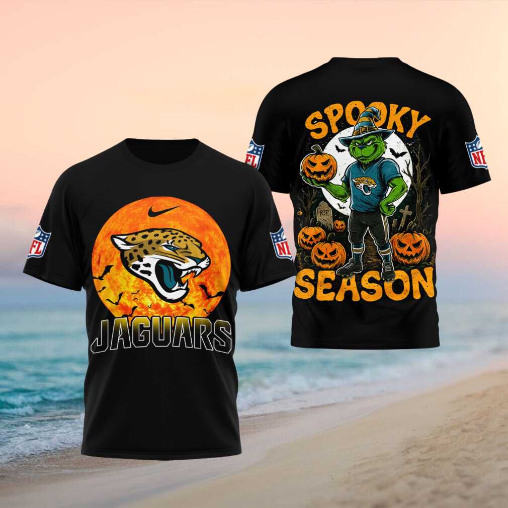 Jacksonville Jaguars Spooky Season Grinch Pumpkin Shirt