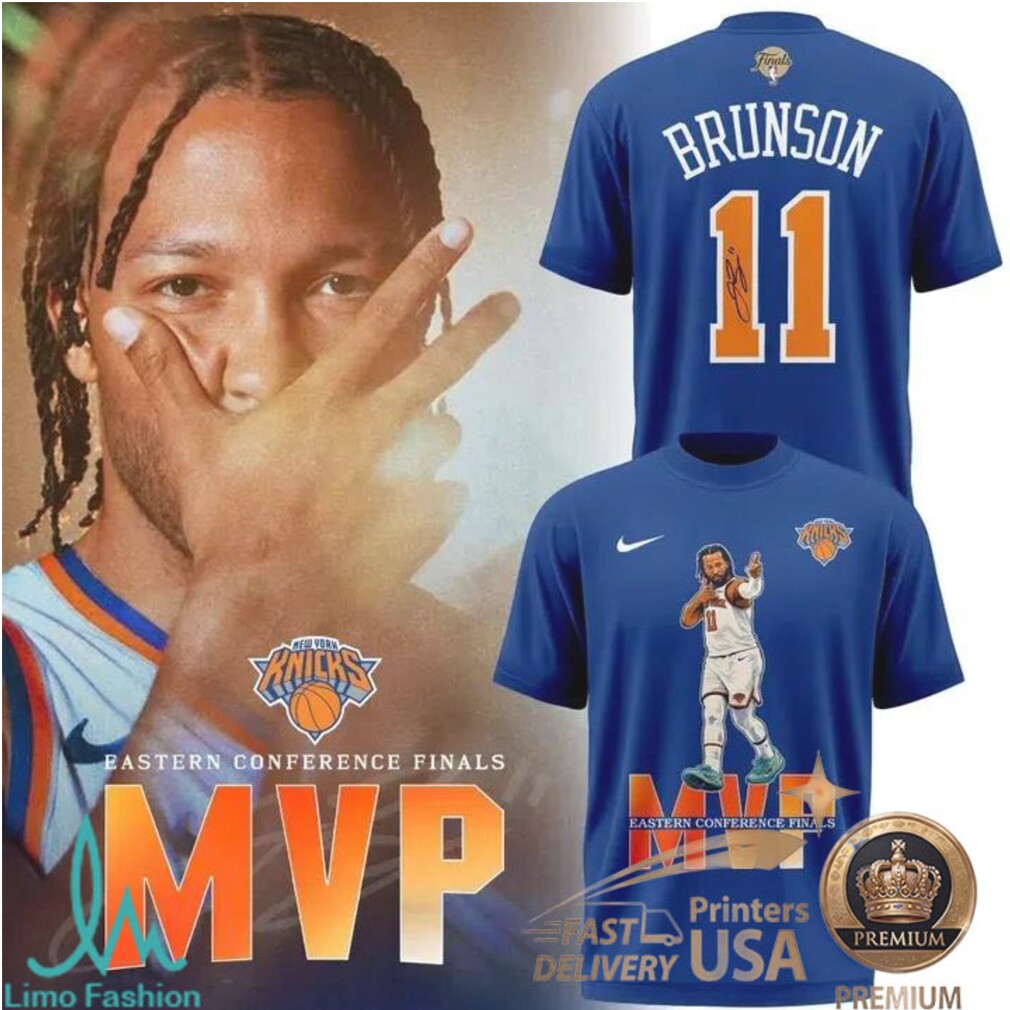 Jalen Brunson New York Knicks 2026 Eastern Conference Finals MVP Unisex T Shirt - Limotees LLC