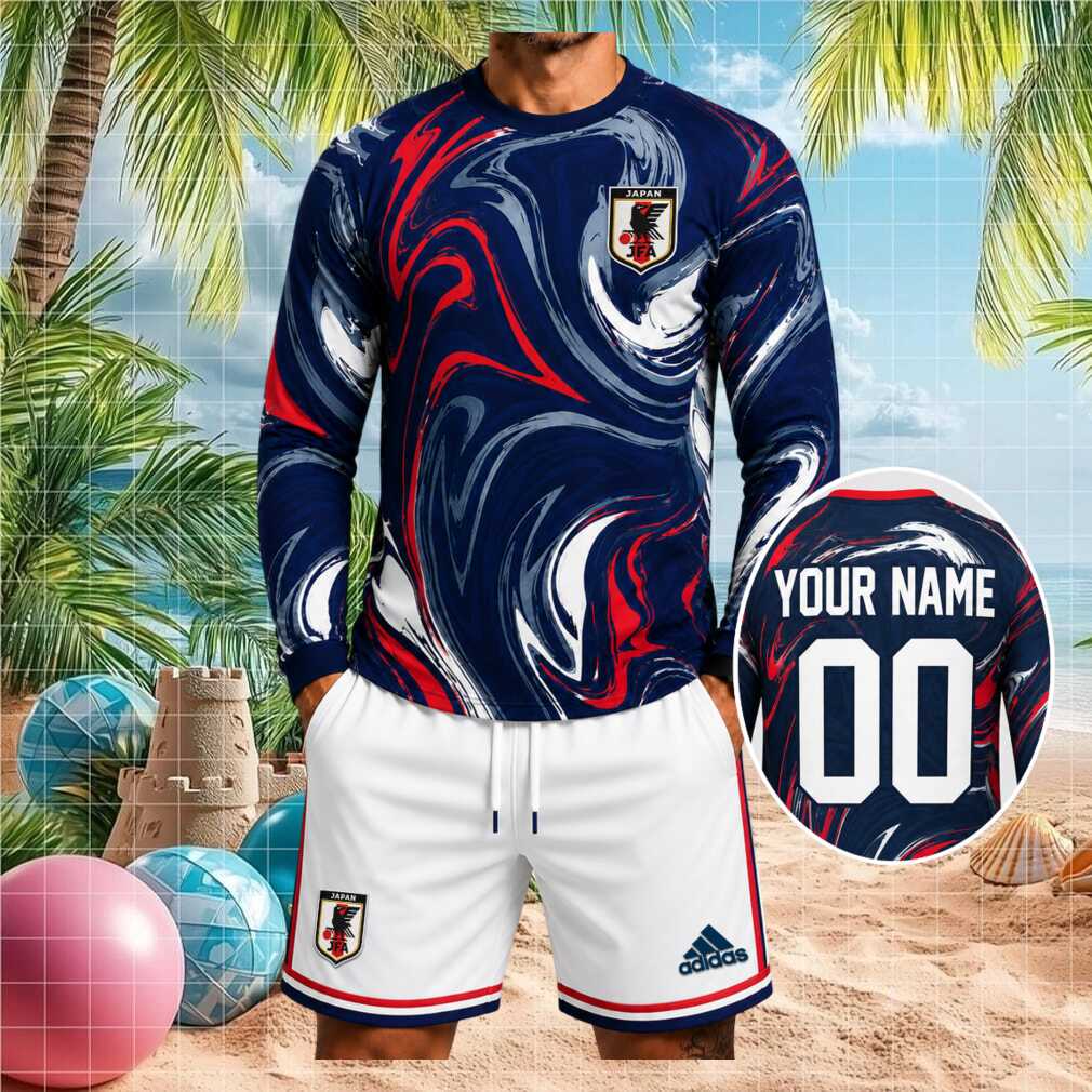 Japan National Football Team World Cup 2026 Marble Fan Kit Men Shirt - Limotees LLC