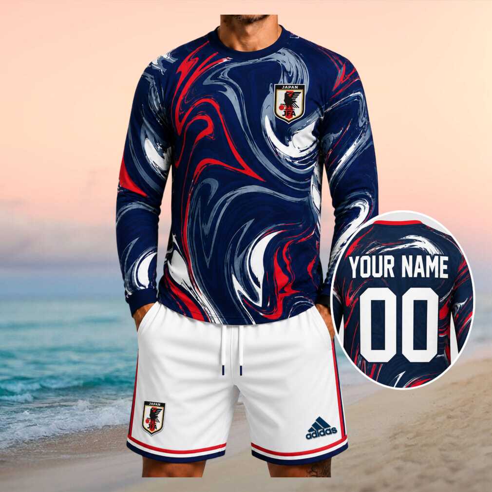 Japan National Football Team World Cup 2026 Marble Fan Kit Men Shirt - Limotees LLC