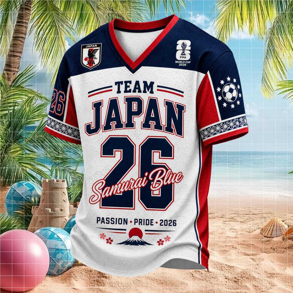 Japan Soccer Fan Shirt 2026 World Cup Samurai Blue Shirt - Limotees LLC