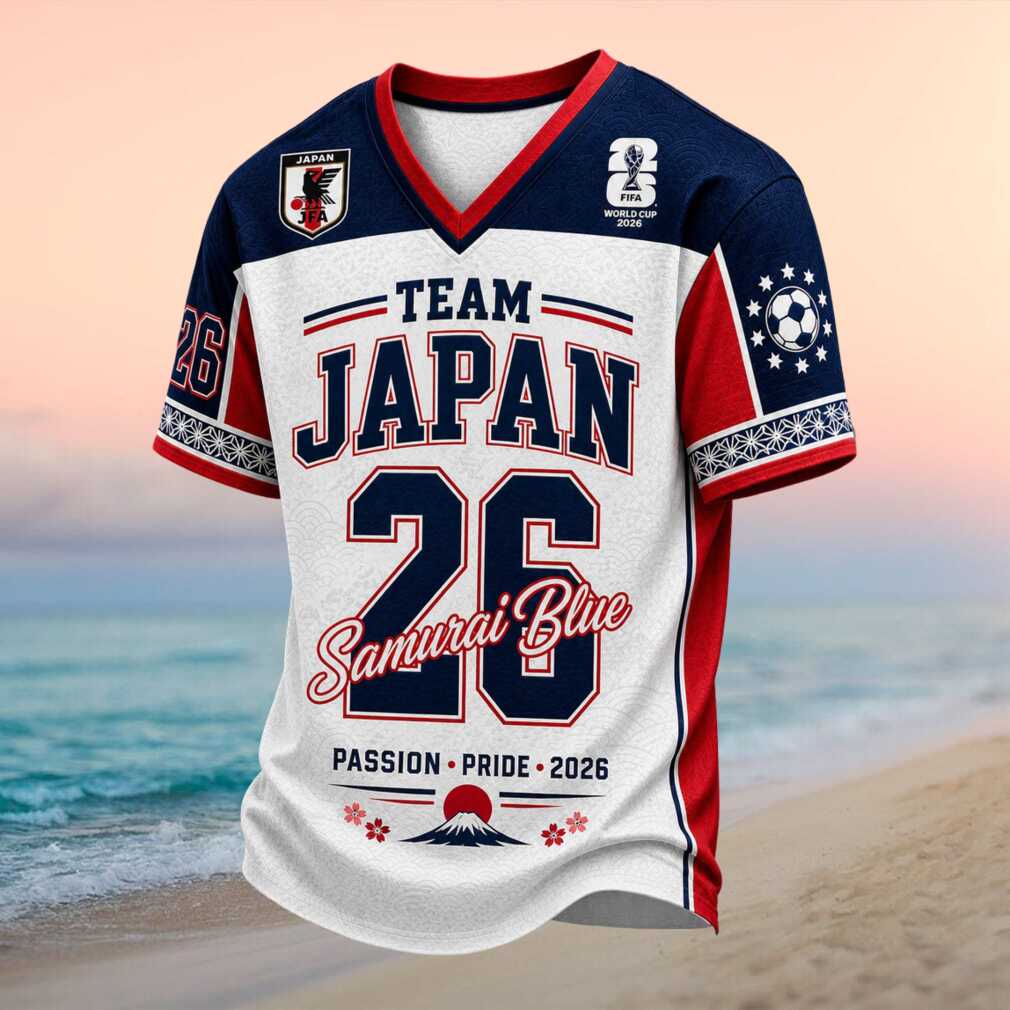 Japan Soccer Fan Shirt 2026 World Cup Samurai Blue Shirt - Limotees LLC