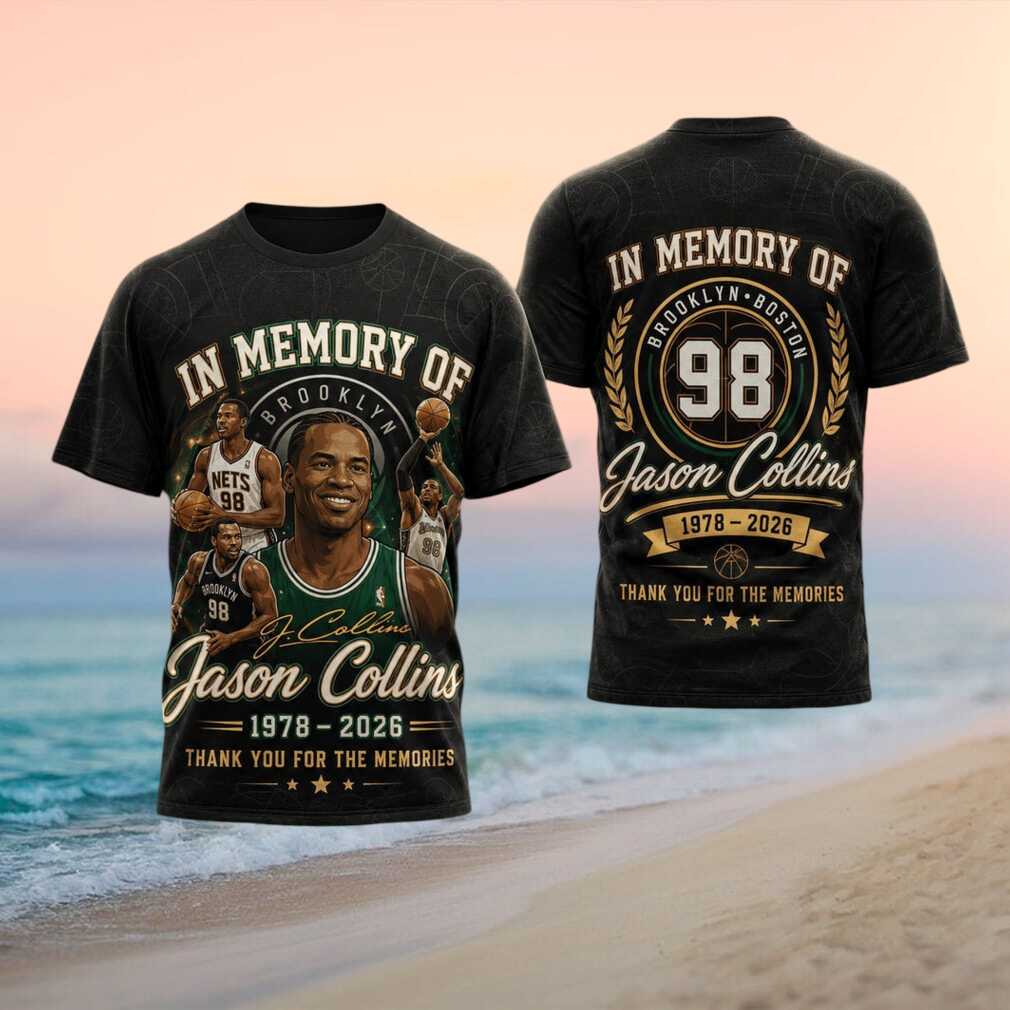 Jason Collins Brooklyn Legend Memorial Basketball Tribute Shirt
