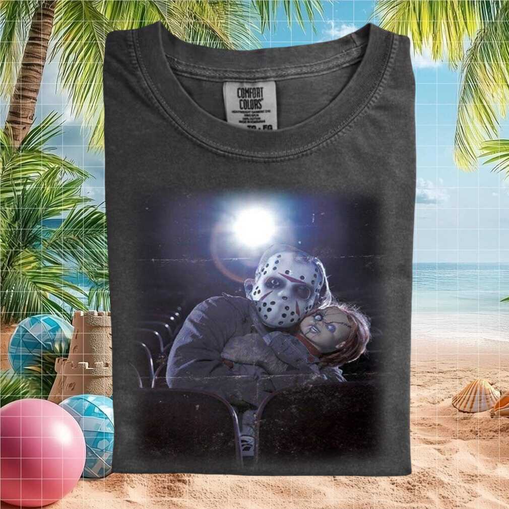 Jason Voorhees And Chucky Horror Movie Friends T Shirt - Limotees LLC
