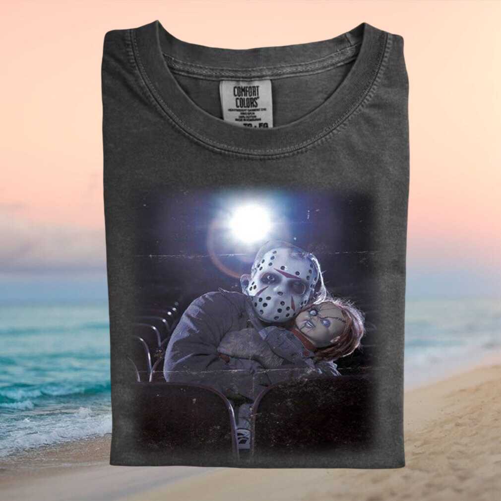 Jason Voorhees And Chucky Horror Movie Friends T Shirt - Limotees LLC
