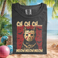 Jason Voorhees Cat Horror Movie Spoof Funny Graphic T Shirt - Limotees LLC