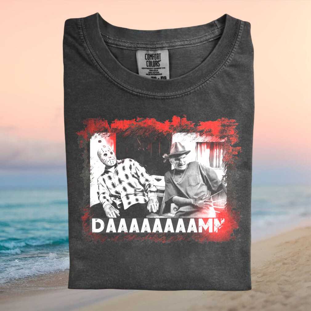 Jason Voorhees Freddy Krueger Horror Mashup T Shirt - Limotees LLC