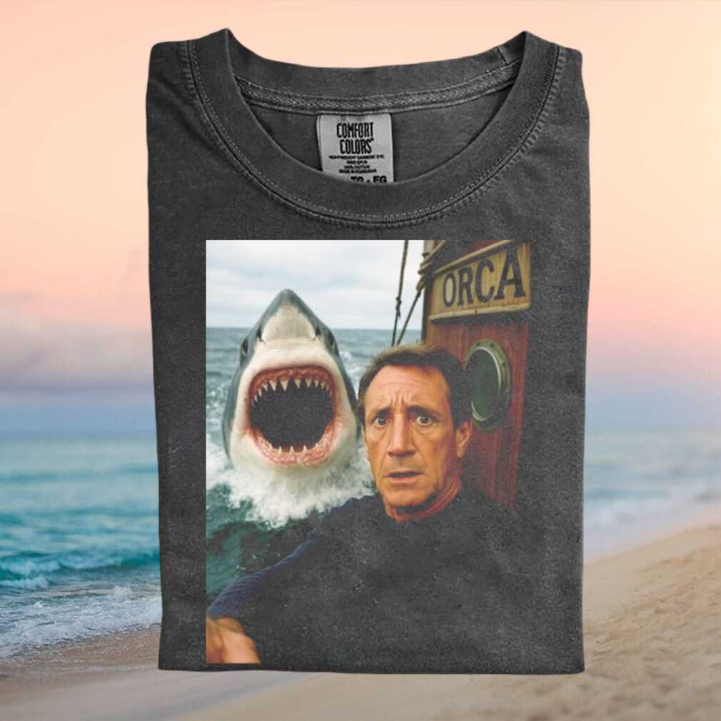 Jaws Orca Boat Shark Attack Movie Scene Unisex T Shirt