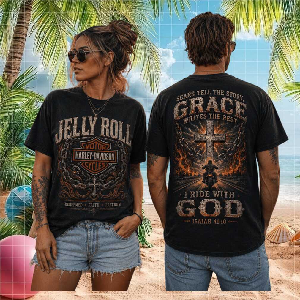 Jelly Roll Harley Davidson Grace Writes The Rest Concert Retro Gift Item Shirt - Limotees LLC
