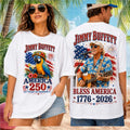 Jimmy Buffett Bless America 250 Years Of Freedom Shirt - Limotees LLC