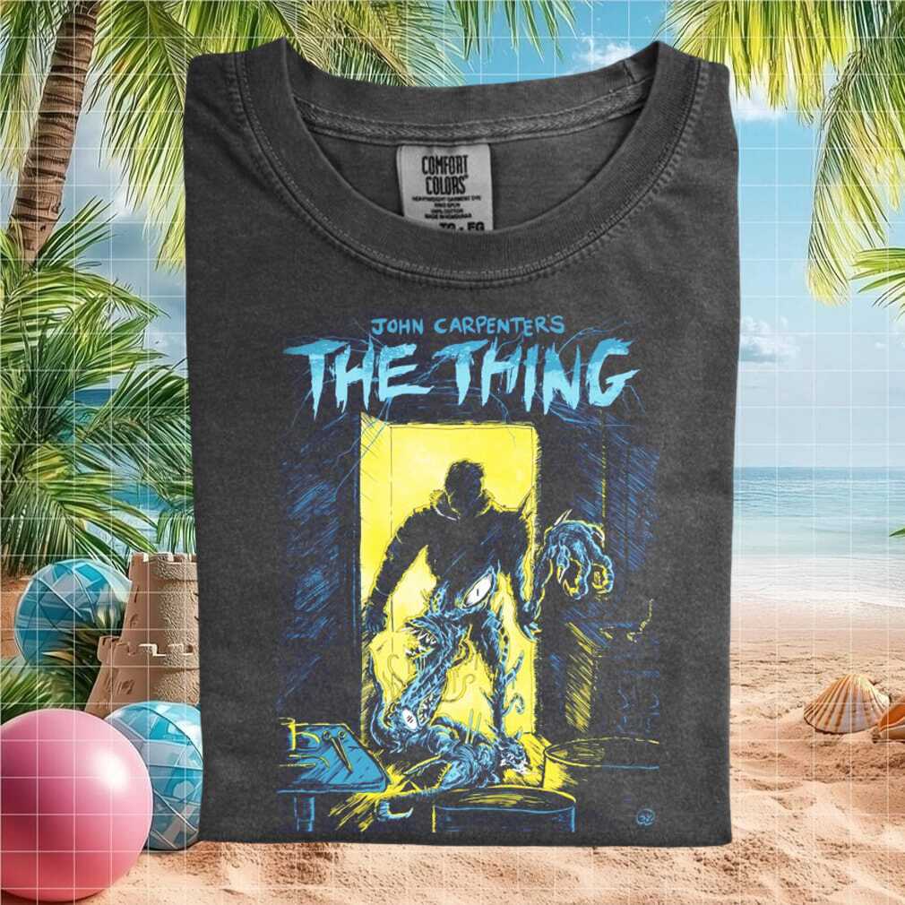John Carpenter The Thing Retro Sci Fi Horror Movie Graphic T Shirt - Limotees LLC