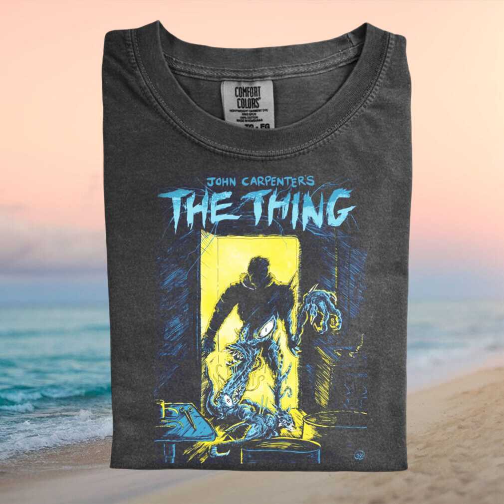 John Carpenter The Thing Retro Sci Fi Horror Movie Graphic T Shirt - Limotees LLC