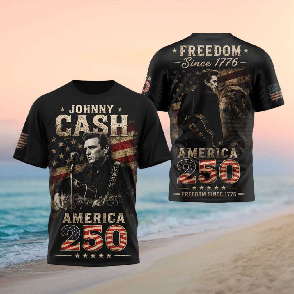 Johnny Cash America 250 Patriotic Vintage Style Shirt - Limotees LLC