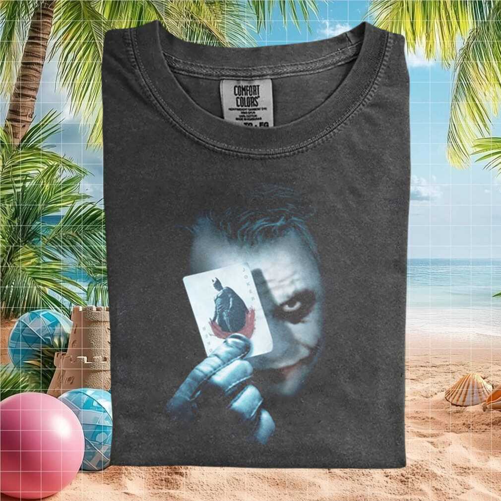 Joker Batman Playing Card Dark Knight Villain Minimalist Graphic Unisex T Shirt - Limotees LLC