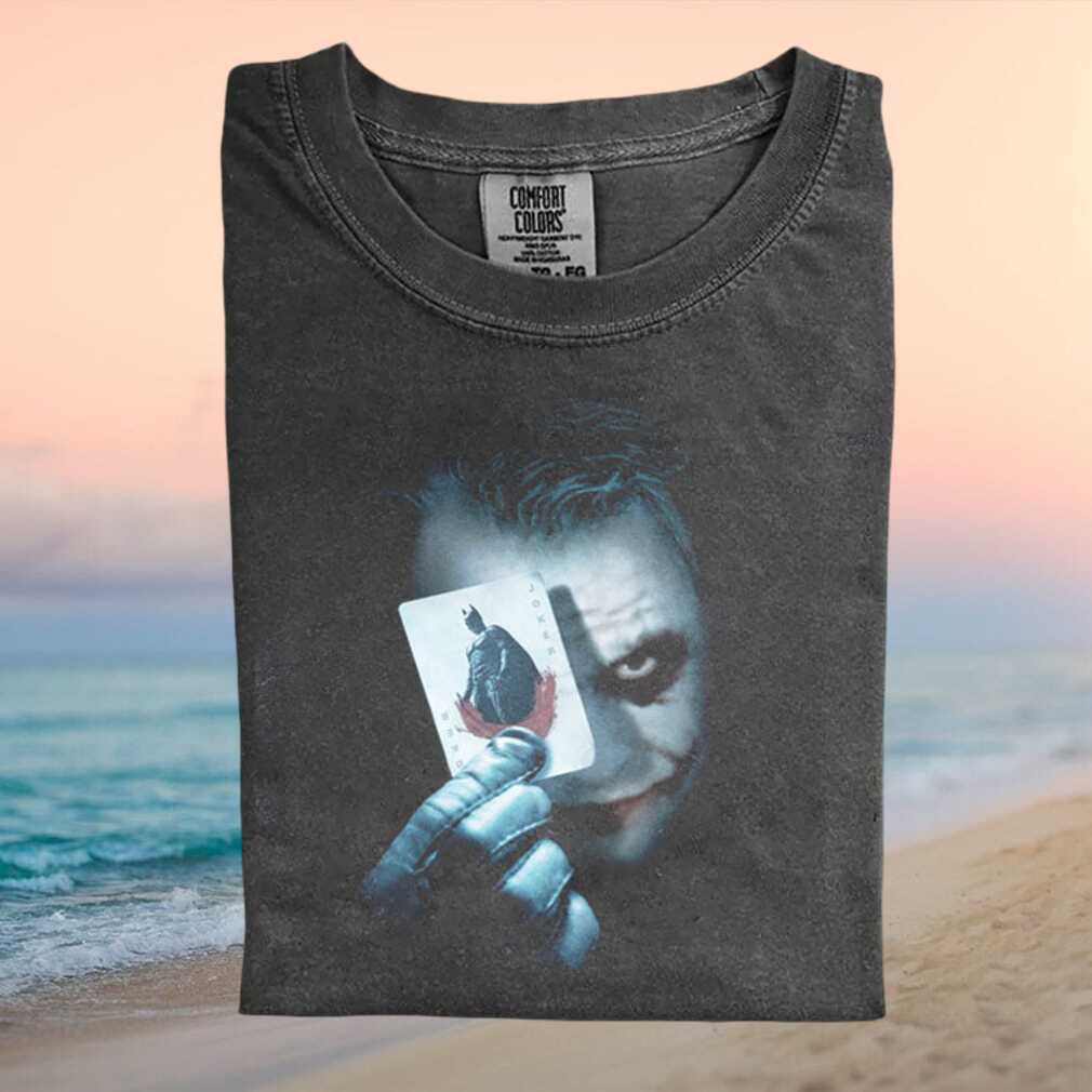 Joker Batman Playing Card Dark Knight Villain Minimalist Graphic Unisex T Shirt - Limotees LLC