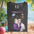 Joker and Harley Quinn Bar Scene Party Retro Style Graphic T Shirt - Limotees LLC