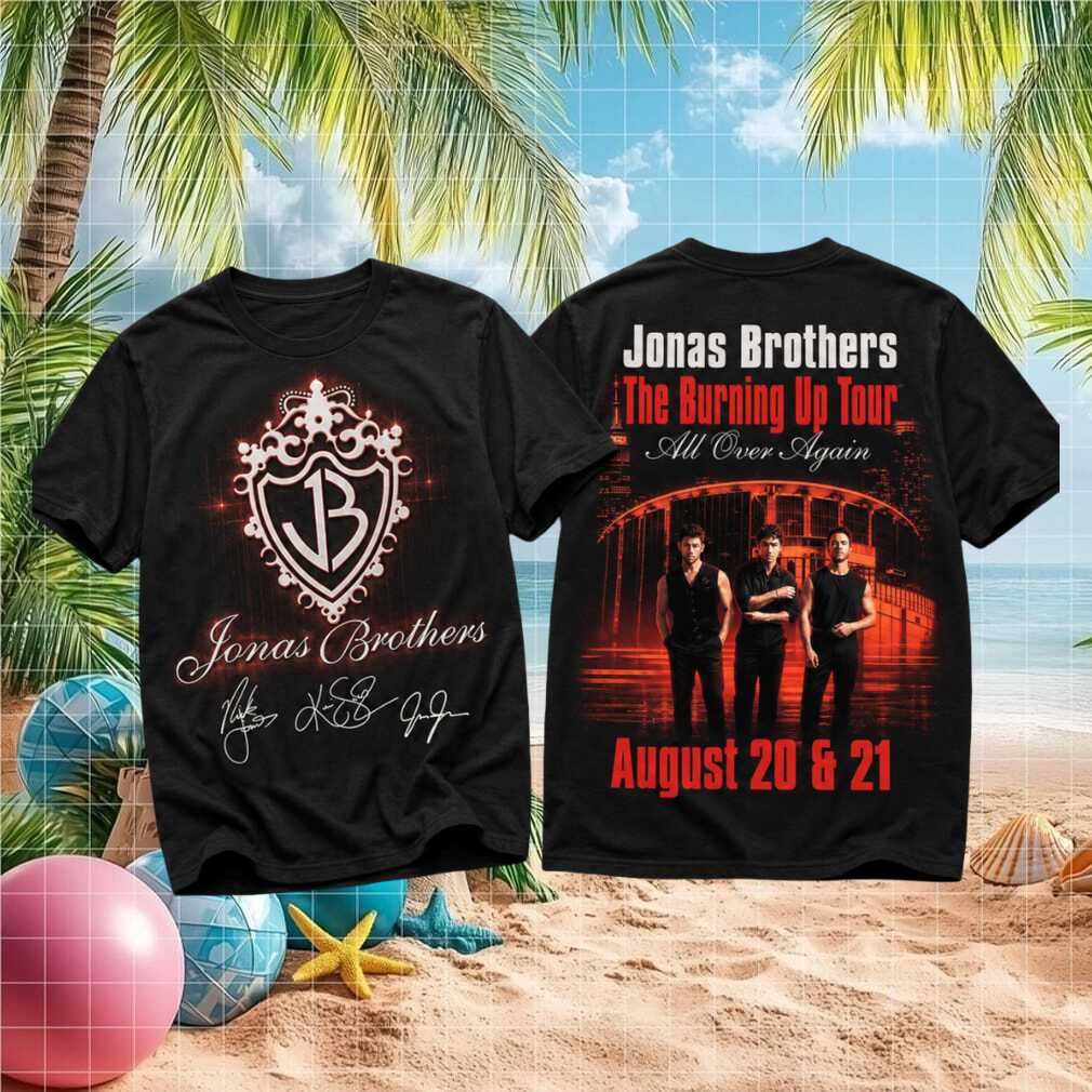 Jonas Brothers The Burning Up Tour 2026 Concert Shirt