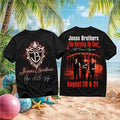 Jonas Brothers The Burning Up Tour 2026 Concert Shirt