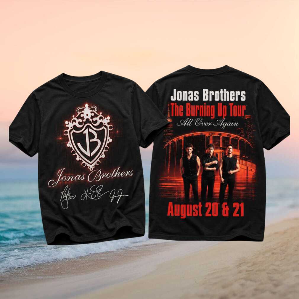 Jonas Brothers The Burning Up Tour 2026 Concert Shirt
