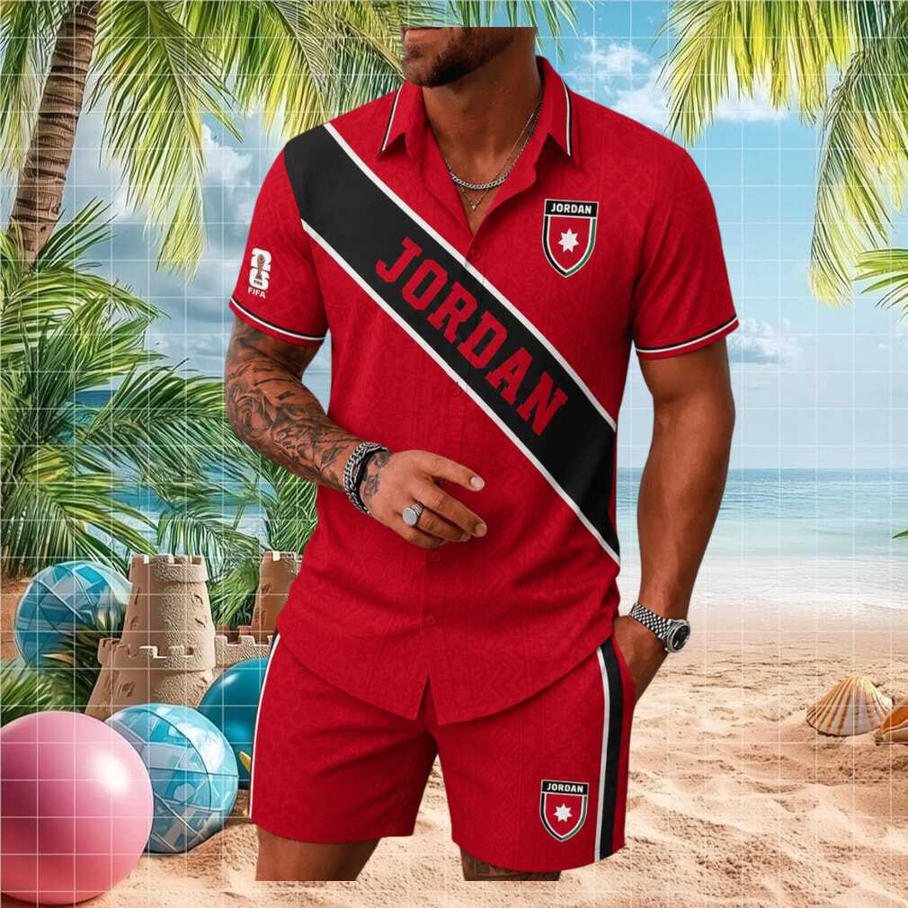 Jordan Soccer Crest Diagonal Stripe Shirt - Limotees LLC