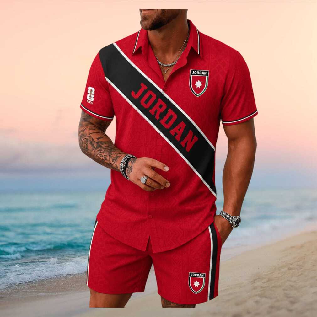 Jordan Soccer Crest Diagonal Stripe Shirt - Limotees LLC