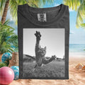 Jumping Cat Mid Air Playful Kitty T Shirt - Limotees LLC