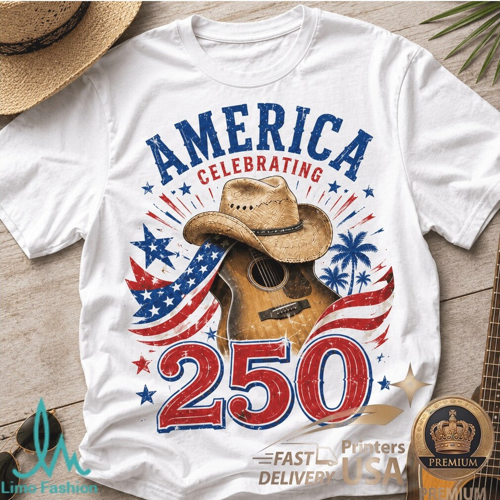 Kenny Chesney America 250 Years 1776 2026 Country Music Beach Shirt