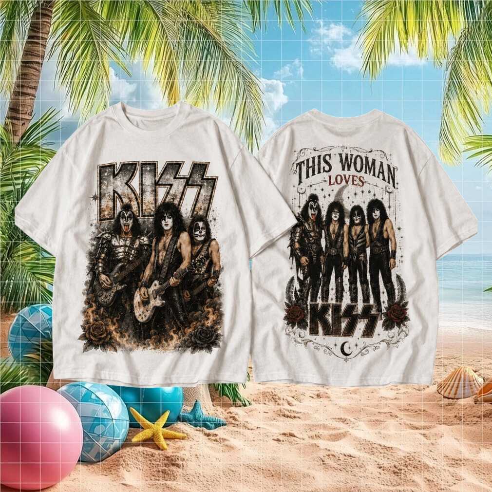 KISS Rock Band Vintage Retro Concert Tour Music Fans Men Women White Style Shirt