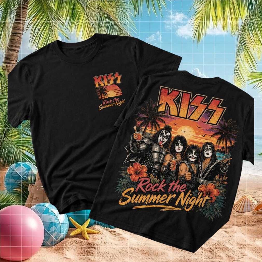 KISS Rock The Summer Night Concert Tour Rock Gift For Shirt