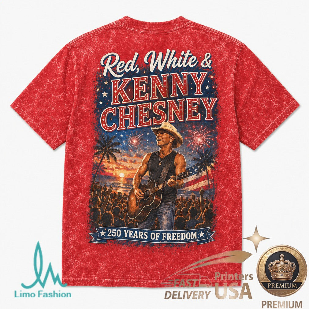 Kenny Chesney America 250 Years Of Freedom Concert Shirt - Limotees LLC