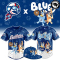 Kannapolis Cannon Ballers x Bluey Night Limited Edition Baseball Jersey
